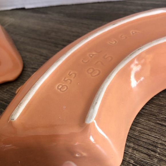 Vtg California Pottery MCM Serving Dishes - Picture 10 of 12